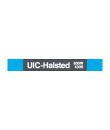 UIC-Halsted Magnet - CTAGifts.com