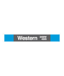 Western (Blue 2400W 430S) Magnet - CTAGifts.com