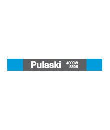 Pulaski (Blue) Magnet - CTAGifts.com