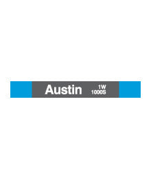 Austin (Blue) Magnet - CTAGifts.com