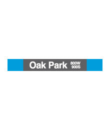 Oak Park (Blue) Magnet - CTAGifts.com