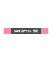 54th/Cermak Magnet - CTAGifts.com