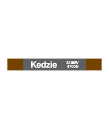Kedzie (Brown) Magnet - CTAGifts.com