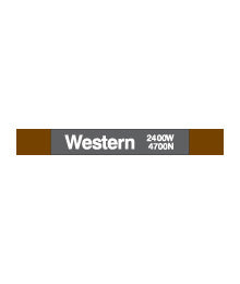 Western (Brown) Magnet - CTAGifts.com