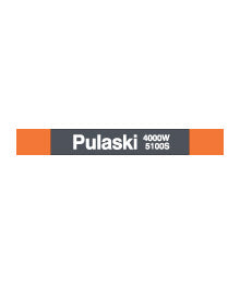 Pulaski (Orange) Magnet - CTAGifts.com