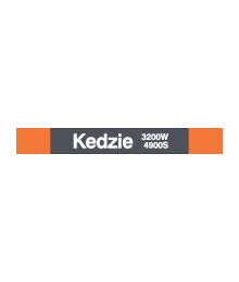 Kedzie (Orange) Magnet - CTAGifts.com