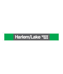 Harlem/Lake Magnet - CTAGifts.com