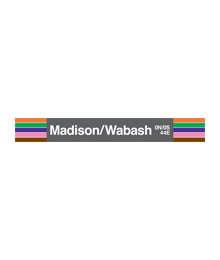 Madison/Wabash Magnet - CTAGifts.com