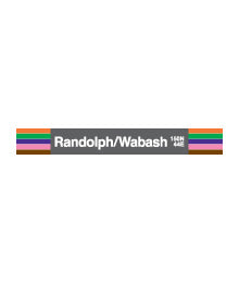 Randolph/Wabash Magnet - CTAGifts.com