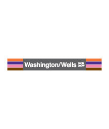 Washington/Wells (Loop) Magnet - CTAGifts.com