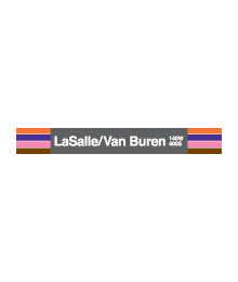 LaSalle/Van Buren Magnet - CTAGifts.com