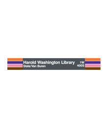 Harold Washington Library Magnet - CTAGifts.com