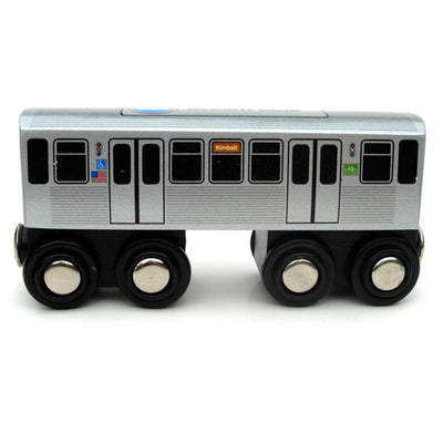 Brown Line  Wooden Train - CTAGifts.com