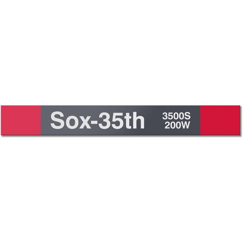 Sox-35th Station Sign - CTAGifts.com