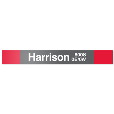 Harrison Station Sign - CTAGifts.com