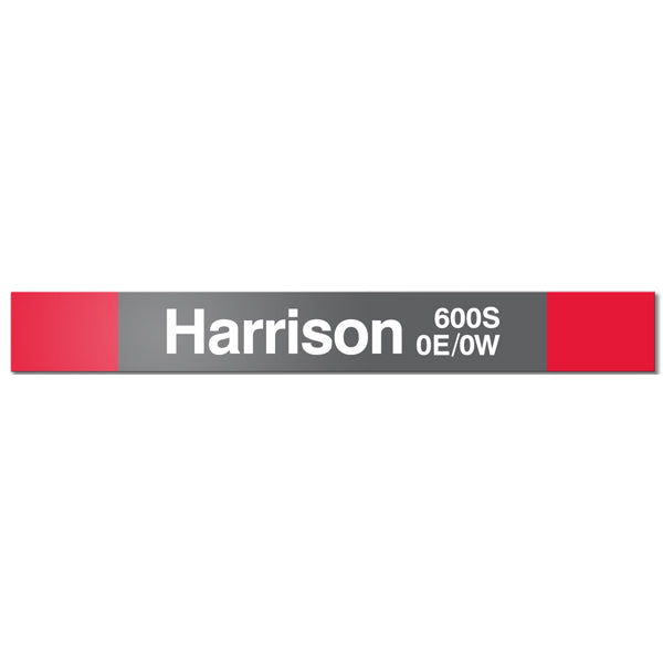 Harrison Station Sign - CTAGifts.com