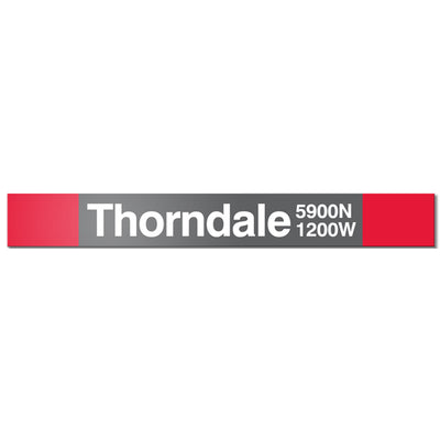 Thorndale Station Sign - CTAGifts.com