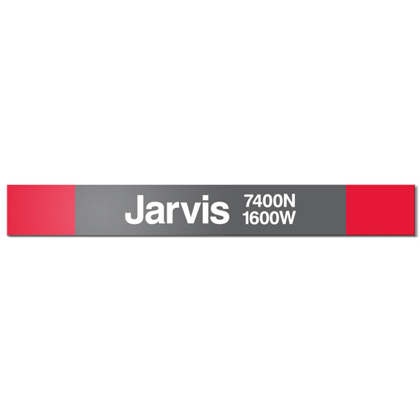 Jarvis Station Sign - CTAGifts.com