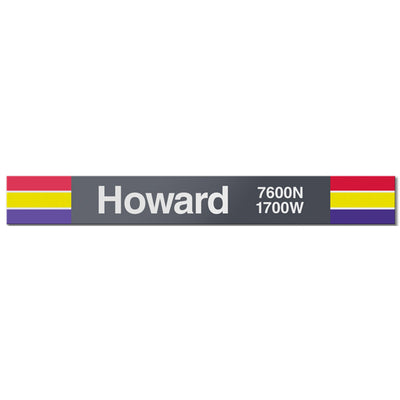 Howard Station Sign - CTAGifts.com