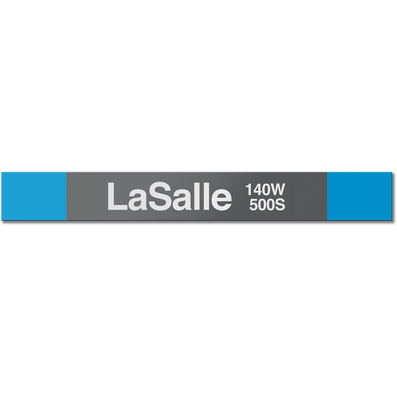 LaSalle (Blue) Station Sign - CTAGifts.com
