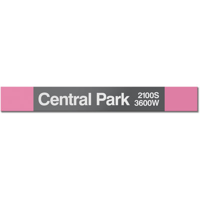 Central Park Station Sign - CTAGifts.com