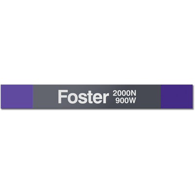 Foster Station Sign - CTAGifts.com
