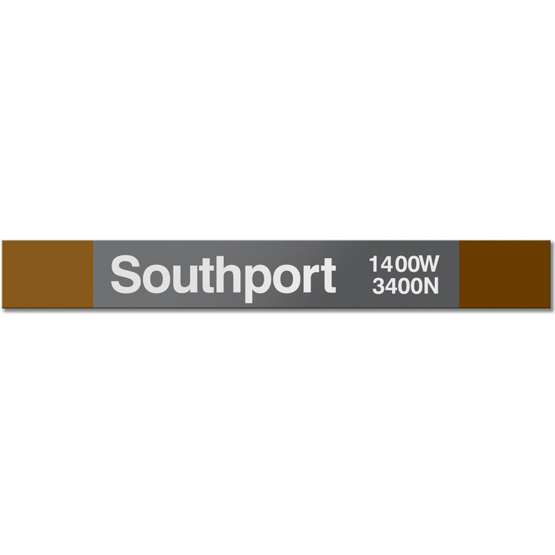 Southport Station Sign - CTAGifts.com