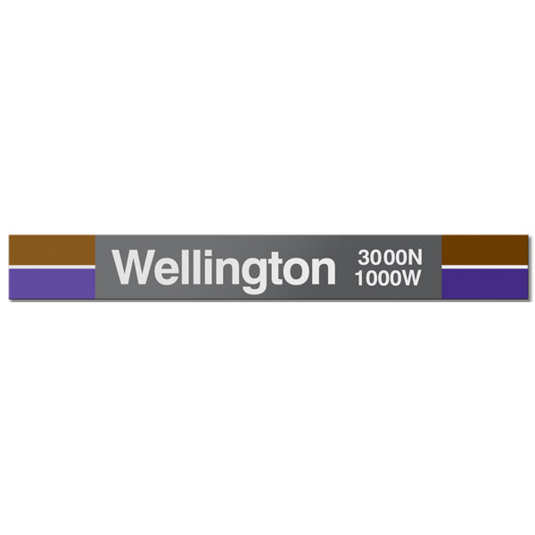 Wellington Station Sign - CTAGifts.com