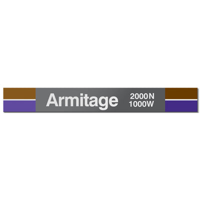 Armitage Station Sign - CTAGifts.com