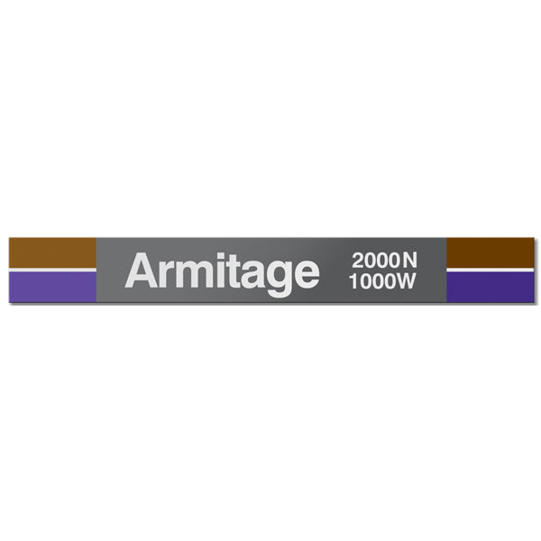 Armitage Station Sign - CTAGifts.com