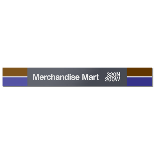 Merchandise Mart Station Sign - CTAGifts.com