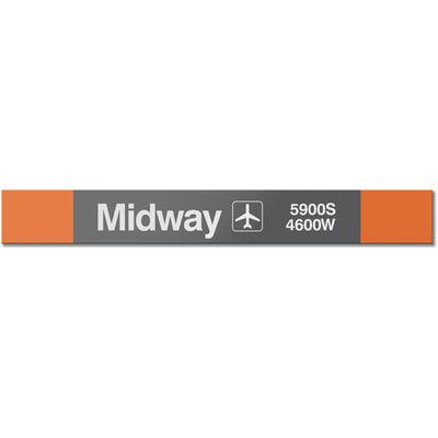Midway Station Sign - CTAGifts.com