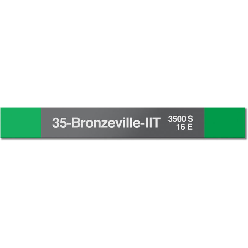 35-Bronzeville-IIT Station Sign - CTAGifts.com