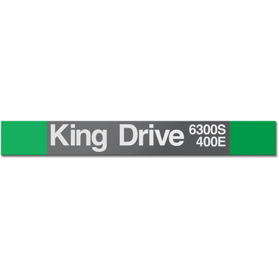 King Drive Station Sign - CTAGifts.com