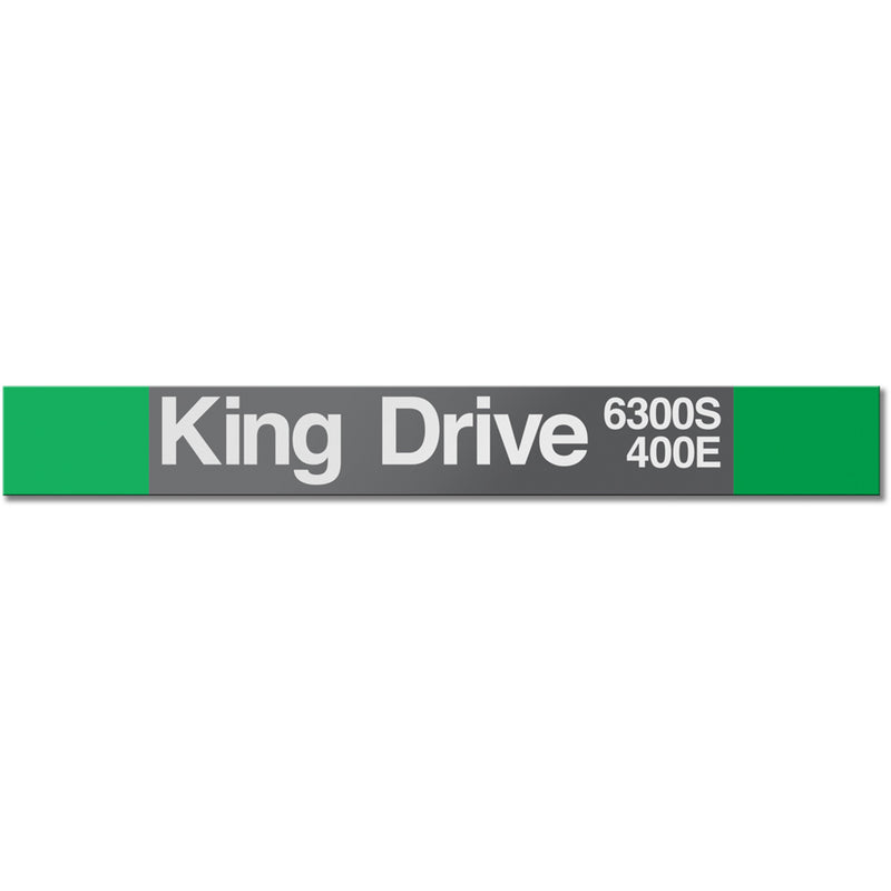 King Drive Station Sign - CTAGifts.com