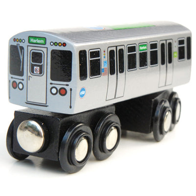 Green Line Wooden Train - CTAGifts.com