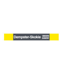 Dempster Skokie Magnet - CTAGifts.com