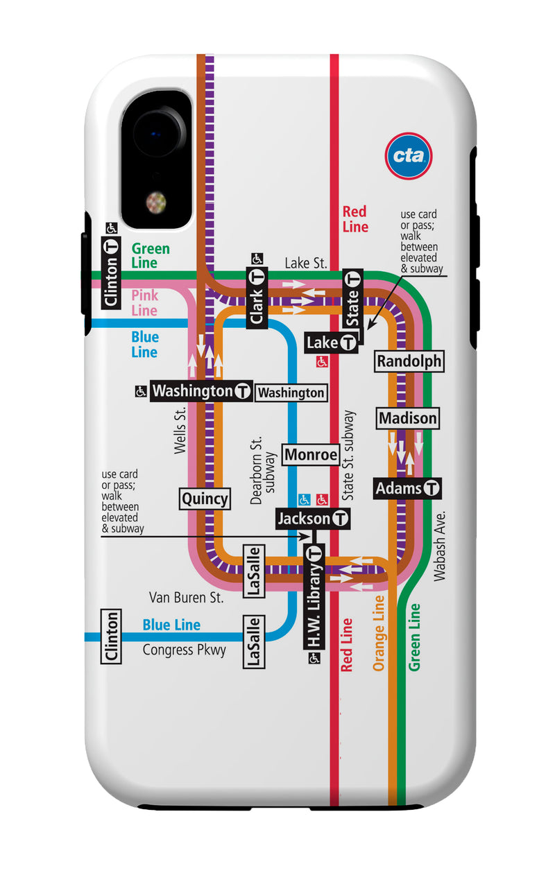 Loop Map iPhone Case - CTAGifts.com