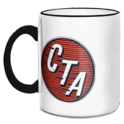 Orange CTA Logo (1947 to 1954) Mug - CTAGifts.com
