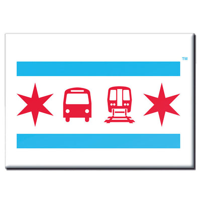 Chicago Flag Magnet - CTAGifts.com