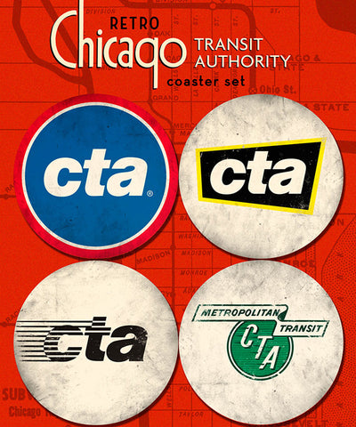 CTA Collection Coasters (Set of 4) - CTAGifts.com