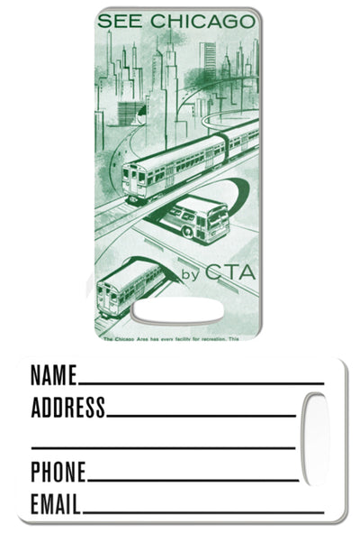 See Chicago Luggage Tag - CTAGifts.com