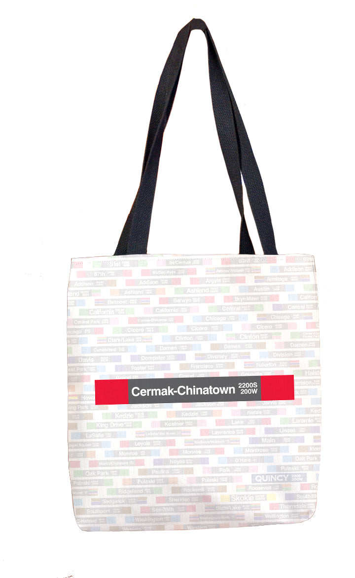 Cermak-Chinatown Tote Bag - CTAGifts.com