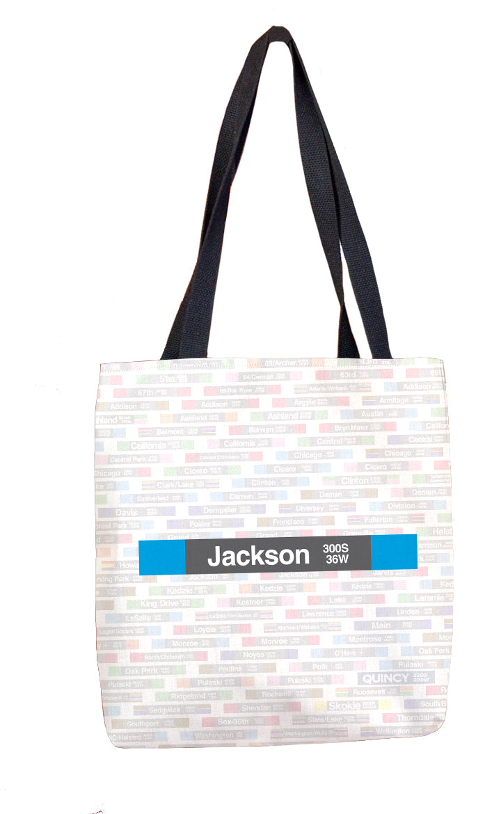 Jackson (Blue) Tote Bag - CTAGifts.com
