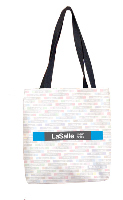 LaSalle (Blue) Tote Bag - CTAGifts.com