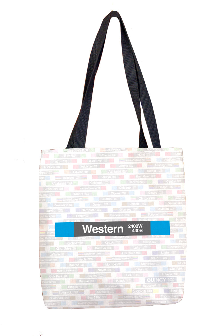 Western (Blue 2400W 430S) Tote Bag - CTAGifts.com