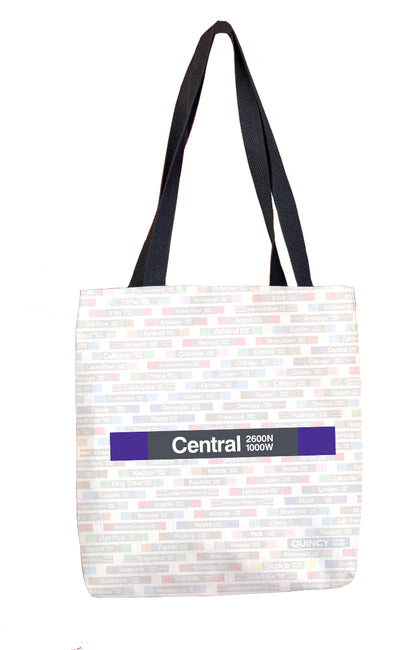 Central (Purple) Tote Bag - CTAGifts.com