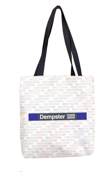 Dempster (Purple) Tote Bag - CTAGifts.com