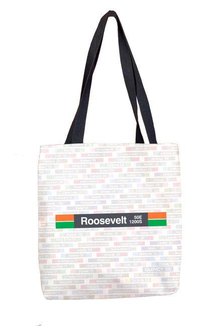 Roosevelt (Orange Green) Tote Bag - CTAGifts.com
