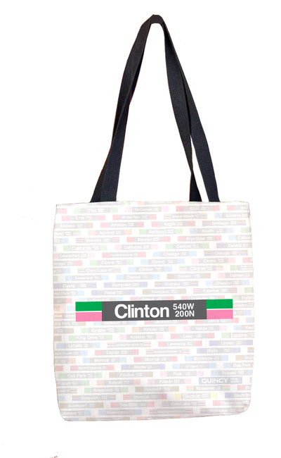 Clinton (Green) Tote Bag - CTAGifts.com